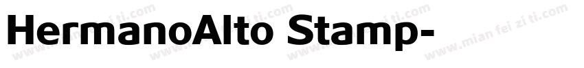 HermanoAlto Stamp字体转换
